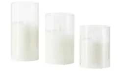 HOME STORY LED Kerze, 3er Set