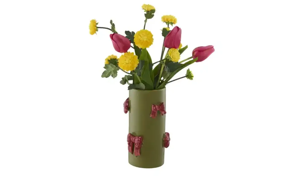 HOME STORY Vase mit 3D Schleifen