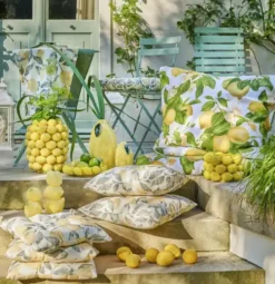 HOME STORY Vase Zitrone