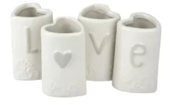 HOME STORY Vasen Love, 4er Set