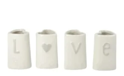 HOME STORY Vasen Love, 4er Set