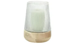 HOME STORY Windlicht mit Glasuafsatz