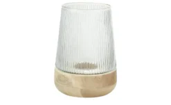HOME STORY Windlicht mit Glasuafsatz