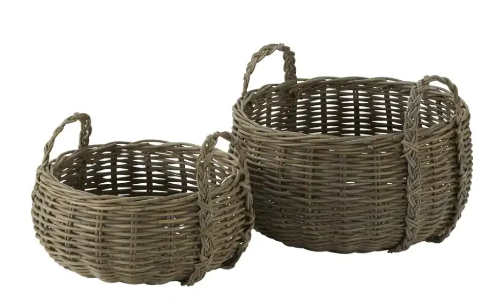HOME STORY Rattankorb, 2er Set