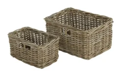 HOME STORY Rattankorb, 2er Set