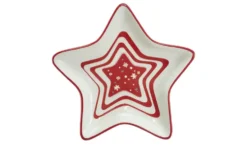 HOME STORY Weihnachtsteller Stern Weihnachtsgeschirr