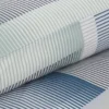 indigo Mako-Satin Bettwäsche Offset