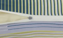indigo Mako-Satin Bettwäsche Offset