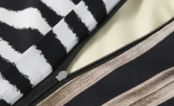 indigo Mako-Satin Wende-Bettwäsche Zebra Love