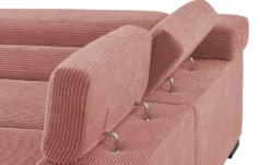 Jette Home Ecksofa aus Cord Jette Flirt