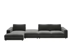Jette Home Ecksofa in Feincord Sila