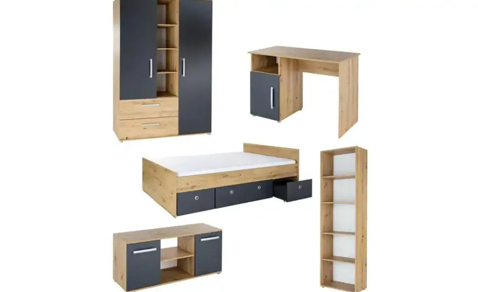 Jugendzimmer 6er-Set Alessio