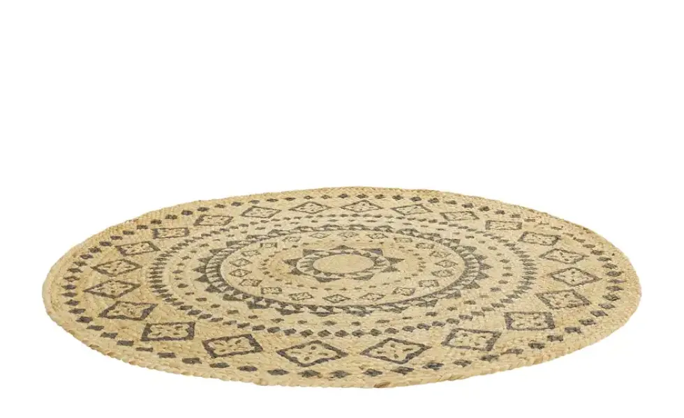 Jute-Teppich Mamda Ornament