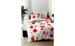 kaeppel Baumwoll Seersucker Bettwäsche Scarlett Poppies
