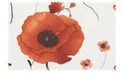 kaeppel Baumwoll Seersucker Bettwäsche Scarlett Poppies