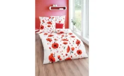 kaeppel Baumwoll Seersucker Bettwäsche Scarlett Poppies