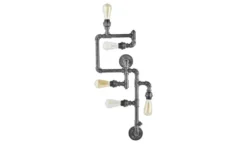 KHG Decken-/ Wandleuchte, 5-flammig Pipe