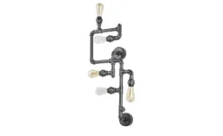 KHG Decken-/ Wandleuchte, 5-flammig Pipe