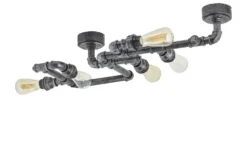 KHG Decken-/ Wandleuchte, 5-flammig Pipe