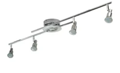 KHG LED- Deckenspot, 5- flammig, chrom