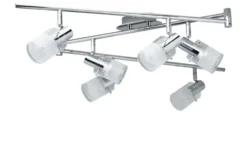 KHG LED- Deckenstrahler, 6-flammig, chrom
