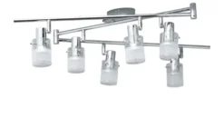KHG LED- Deckenstrahler, 6-flammig, chrom
