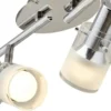 KHG LED- Deckenstrahler, 4-flammig mit Glas