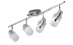 KHG LED- Deckenstrahler, 4-flammig mit Glas