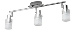 KHG LED- Deckenstrahler, 3-flammig mit Glas