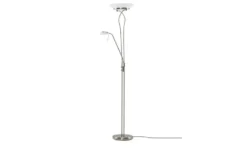 KHG LED-Deckenfluter, 2-flammig, nickel-matt