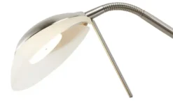 KHG LED-Deckenfluter, 2-flammig, nickel-matt