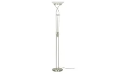 KHG LED-Deckenfluter, 2-flammig, nickel-matt