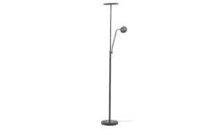 KHG LED-Deckenfluter, 2-flammig, schwarz