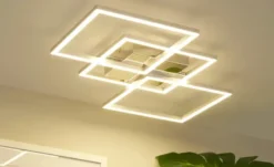 KHG LED-Deckenleuchte, Alu/chrom