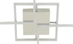 KHG LED-Deckenleuchte, Alu/chrom