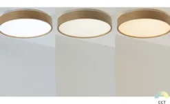 KHG LED-Deckenleuchte, 1-flammig, Eichenholz