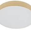 KHG LED-Deckenleuchte Holzoptik/weiß