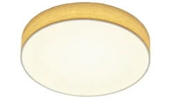 KHG LED-Deckenleuchte Holzoptik/weiß
