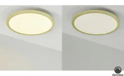 KHG LED-Deckenleuchte, messing-blank