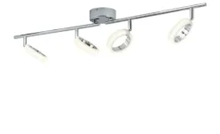 KHG LED-Deckenstrahler, 4-flammig, Acrylringe
