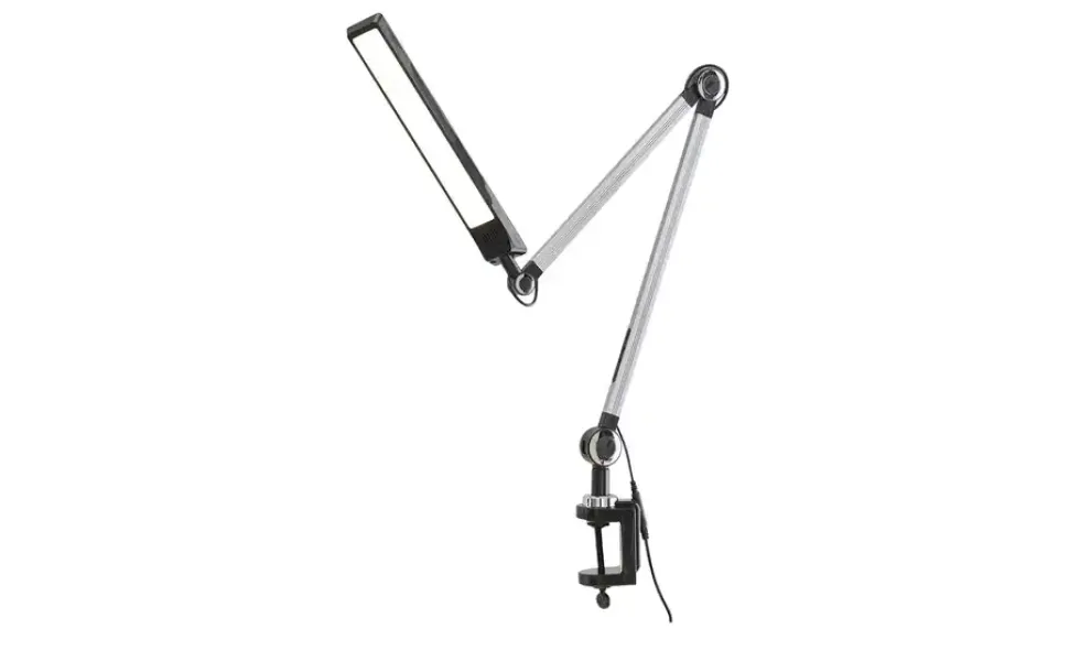 KHG LED-Klemmleuchte, 1-flammig, schwarz mit Touchpad