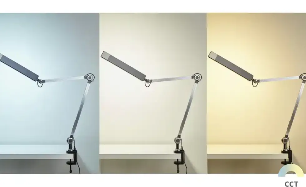 KHG LED-Klemmleuchte, 1-flammig, schwarz mit Touchpad
