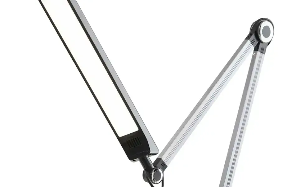 KHG LED-Klemmleuchte, 1-flammig, schwarz mit Touchpad
