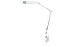 KHG LED-Klemmleuchte, 1-flammig, weiß mit Touchpad