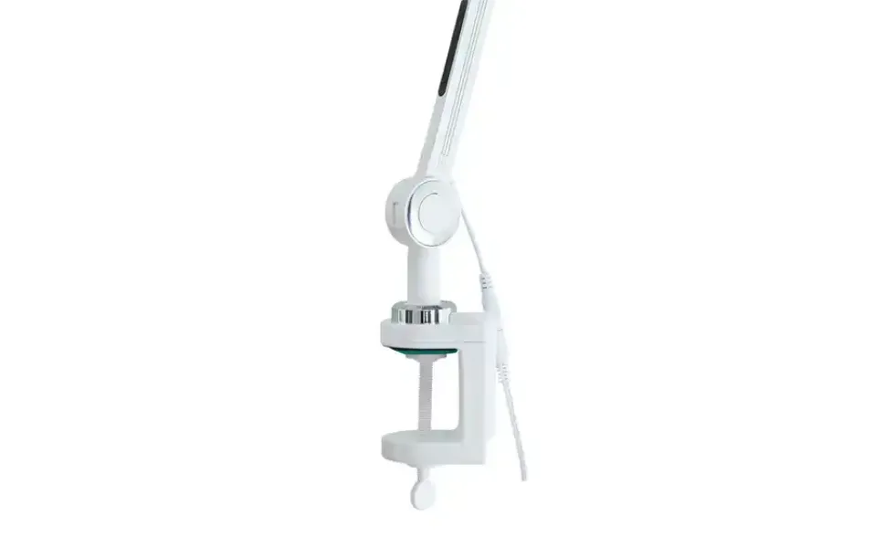 KHG LED-Klemmleuchte, 1-flammig, weiß mit Touchpad