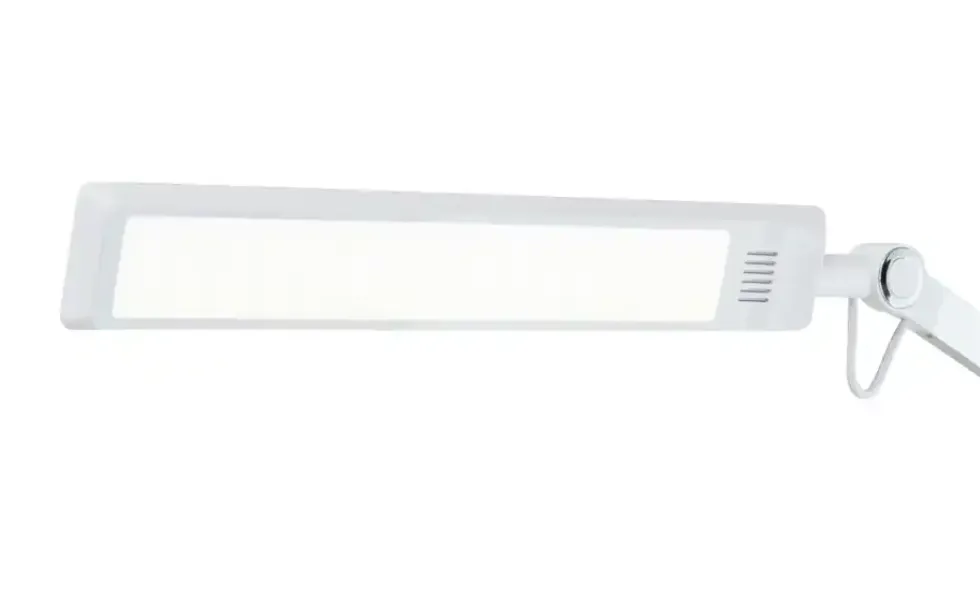 KHG LED-Klemmleuchte, 1-flammig, weiß mit Touchpad