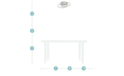KHG LED-Kristalldeckenleuchte