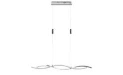 KHG LED-Pendelleuchte, chrom `Wavy´