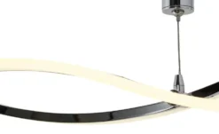 KHG LED-Pendelleuchte, chrom `Wavy´