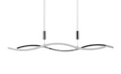KHG LED-Pendelleuchte, chrom `Wavy´